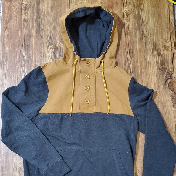 Zumiez Other - ZUMIEZ - Dravus Khaki Canvas and Grey Hoodie
